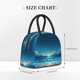 thumbnail image 2 of Disketp Night Sky Beach Scene Bolsa Térmica para Almuerzo, Lonchera con Abertura Amplia y Gran Capacidad, Organizador Reutilizable para Mujeres, Hombres y Adultos, 2 of 6