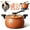 Orange, variant on Multifunctional Large Capacity Non-stick Pressure Cooker, 8 Qt Micro Pressure Cooker with Visible Transparent Glass Cover, Anti-Scalding Handle for Culinary Styles (Orange)