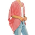 thumbnail image 5 of Women's Loose Fit Sleeves Kimono Style Cover Up Cardigan (Pack of 2), 5 of 7