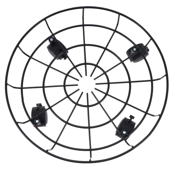 LABSERRON 1Pc Iron Plant Stand with Wheels Movable Flower Pot Holder for Home