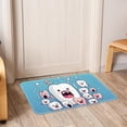 thumbnail image 6 of Tooth Polyester Non-Slip Machine Washable Indoor Door Area Office Rug, 6 of 6