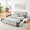 Beige, variant on Harper & Bright Designs Queen Size Upholstered Bed Frame with Storage Drawers, Chenille Platform Bed with Headboard and Solid Frame for Bedroom, Beige