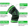 thumbnail image 2 of Knee Brace Support Men Women Knee Brace Sleeve Patella Support Stabilizer Compression Fit Support for Joint Pain and Arthritis Relief, 2 of 10