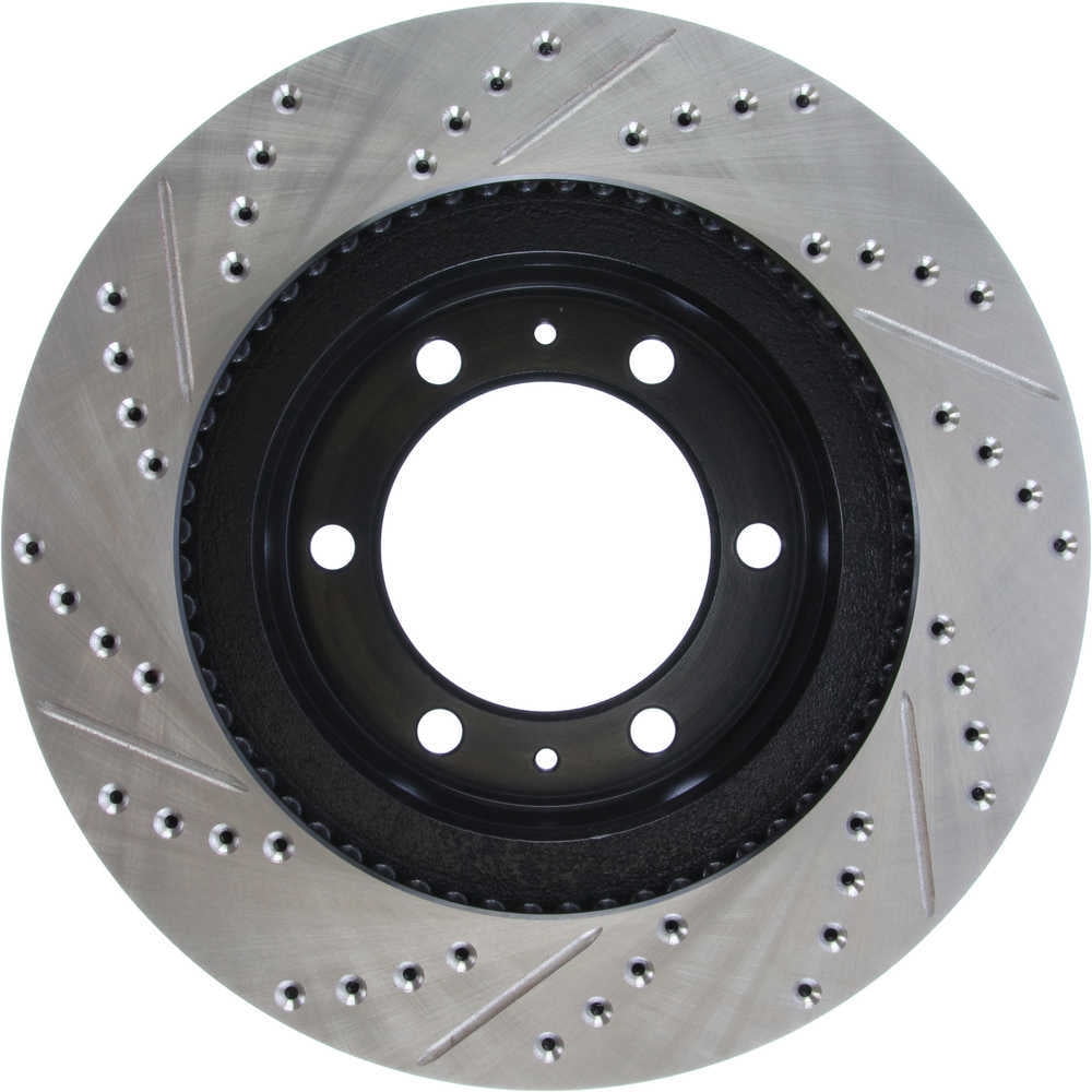 StopTech 07-08 Toyota FJ Cruiser / 05-08 Tacoma (6 lug) / 03-08 4 Runner (319mm disc) SportStop Slo