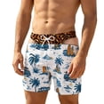 thumbnail image 3 of Funny Swim Trunks for Men Leopard Thong Swim Trunks Gag Gifts for Men Hawaii Beach Shorts Boardshorts Gag Gift, 3 of 3