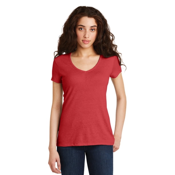 Alternative Vintage 50/50 The Keepsake Camiseta con cuello en V Rojo XS Ropa alternativa 05056BP-611