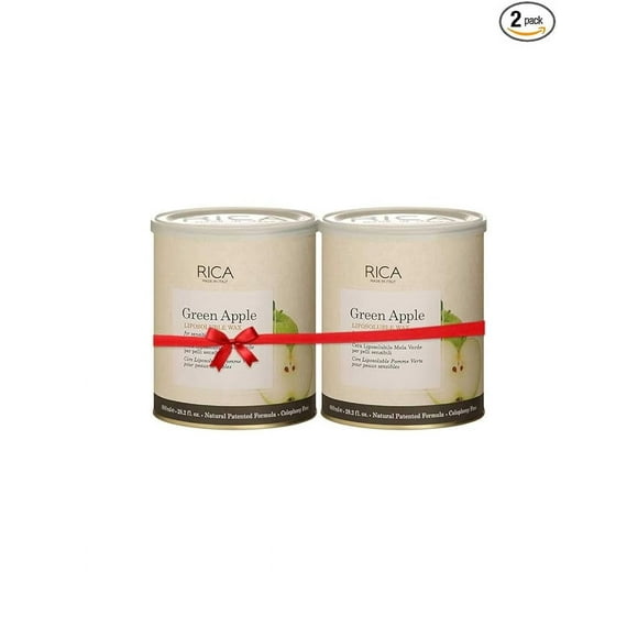 Rica Green Apple Wax for Sensitive Skin – Set of 2