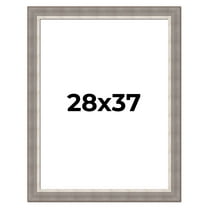 28x37 Frame Grey Real Wood Picture Frame Width 2.75 Inches | Interior Frame Depth 0.5 Inches |