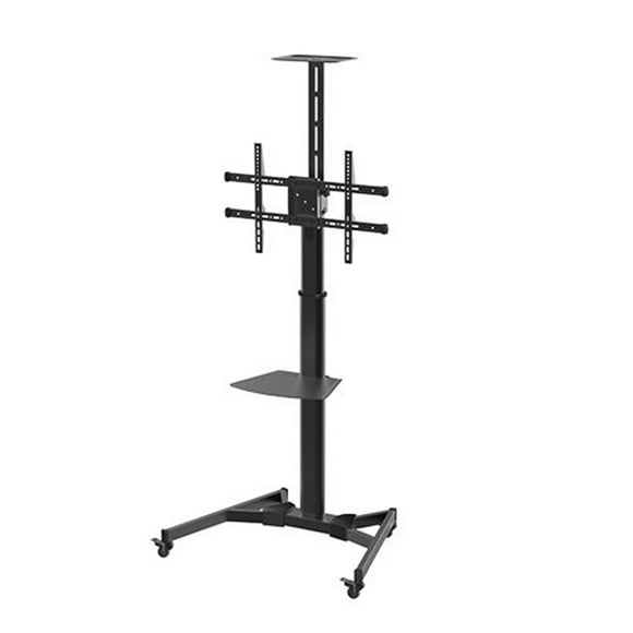 Speedex Telescopic Height Adjustable Steel TV Cart, For most 37"-70" LED/LCD Flat Panel TVs