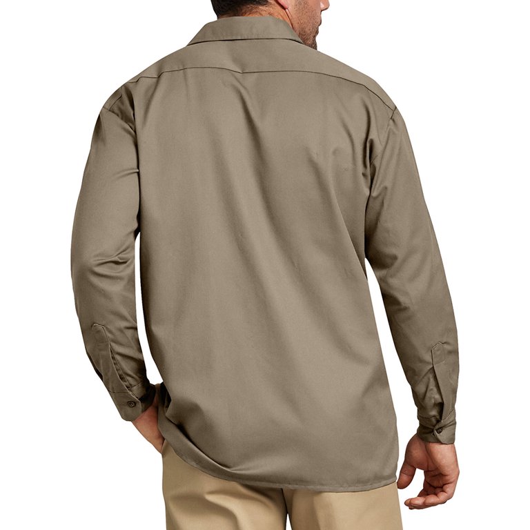 Dickies Men's 574 Long Sleeve Traditional Button Front Uniform