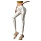 thumbnail image 1 of Gibobby Pantalones mujer Mujeres Sexy Fitness Stretch Impreso Leggins Pantalones de yoga sin costuras(Blanco， M), 1 of 5