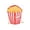 44#C, variant on Popcorn Shoulder Bag for Women with Unusual Pockets, Lightweight Fashion Handbag for Phone Wallet Makeup, Fun Party Shopping Gift Accessory for Girls Teens and Carnival Events
