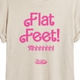 thumbnail image 3 of Barbie The Movie - Flat Feet - Juniors Ideal Flowy Muscle T-Shirt, 3 of 5