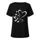 thumbnail image 4 of Tops Para Mujer Elegantes Blusas Casuales Camisas Estampado de Moda Manga Corta Camiseta Suelta Blusa Tipo Túnica Odeerbi ODB156089, 4 of 4