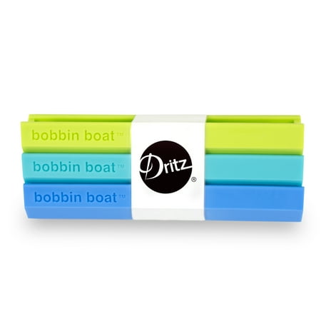 UPC: 0072879305616 | Dritz Bobbin Boat Trio  Machine Bobbin Storage  3-Pack  Multicolor