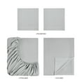 thumbnail image 6 of Mainstays Basic Value Microfiber Bed Sheet Set, Light Silver Gray, Full, 4 Piece, 6 of 10