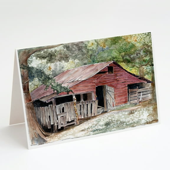 Old Barn Greeting Cards and Envelopes Pack of 8