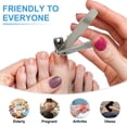 thumbnail image 5 of Unique Bargains 360° Rotating Wide Jaw Nail Clippers for Seniors Toe Nail Clippers for Thick Nails Effortless Cutting Long Handle Fingernaill Clippers Nickel, 5 of 8
