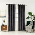 thumbnail image 2 of Gouchee Home Oplence Lined Window Curtain Panels Charcoal, 2 of 5