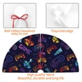 thumbnail image 4 of Lsque Games Print Christmas Tree Skirt, Tree Skirt with Ties or Velcro, Perfect for Holiday Decorations, Halloween, and New Year-48", 4 of 7
