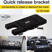 AQUOS Haswing Quick Release Bracket for CaymanB Bow Mount Trolling Motor