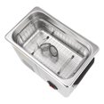 thumbnail image 6 of Miumaeov 3.2L Ultrasonic Jewelry Cleaner Machine with 3 Cleaning Modes Temperature Time Adjustable for Cleaning Jewelry Watch, Glasses Tableware, 6 of 14