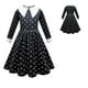 thumbnail image 3 of 2023 Wednesday Addams Cosplay disfraz conjunto niñas negro vestido estampado carnaval fiesta disfraz-solo vestidos-S Bolígrafo Bolígrafo Bolígrafo de papelería, 3 of 5