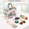 thumbnail image 5 of FORMRS Womens Corduroy Tote Bag Crossbody Shoulder Handbag with Pocket, Christmas Train, 5 of 7