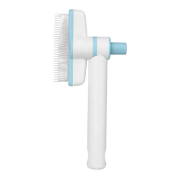 Smart Self Cleaning Pet Flea Comb Grooming Brush with Stainless Steel Teeth for Dogs and Cats Hair Removal Tool