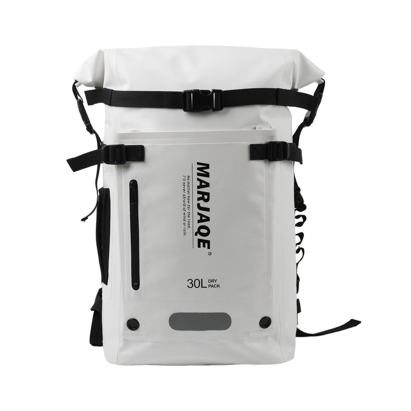 harayaa 30 Liters Swimming Backpack Dry Bag for Snorkeling Rafting Multi Compartment White