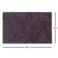 thumbnail image 2 of Nestl Bathroom Rugs, Machine Washable Bath Mats For bathroom Floor Rugs, Nonslip Backing Rubber Bath Rug, Purple, 2 of 6