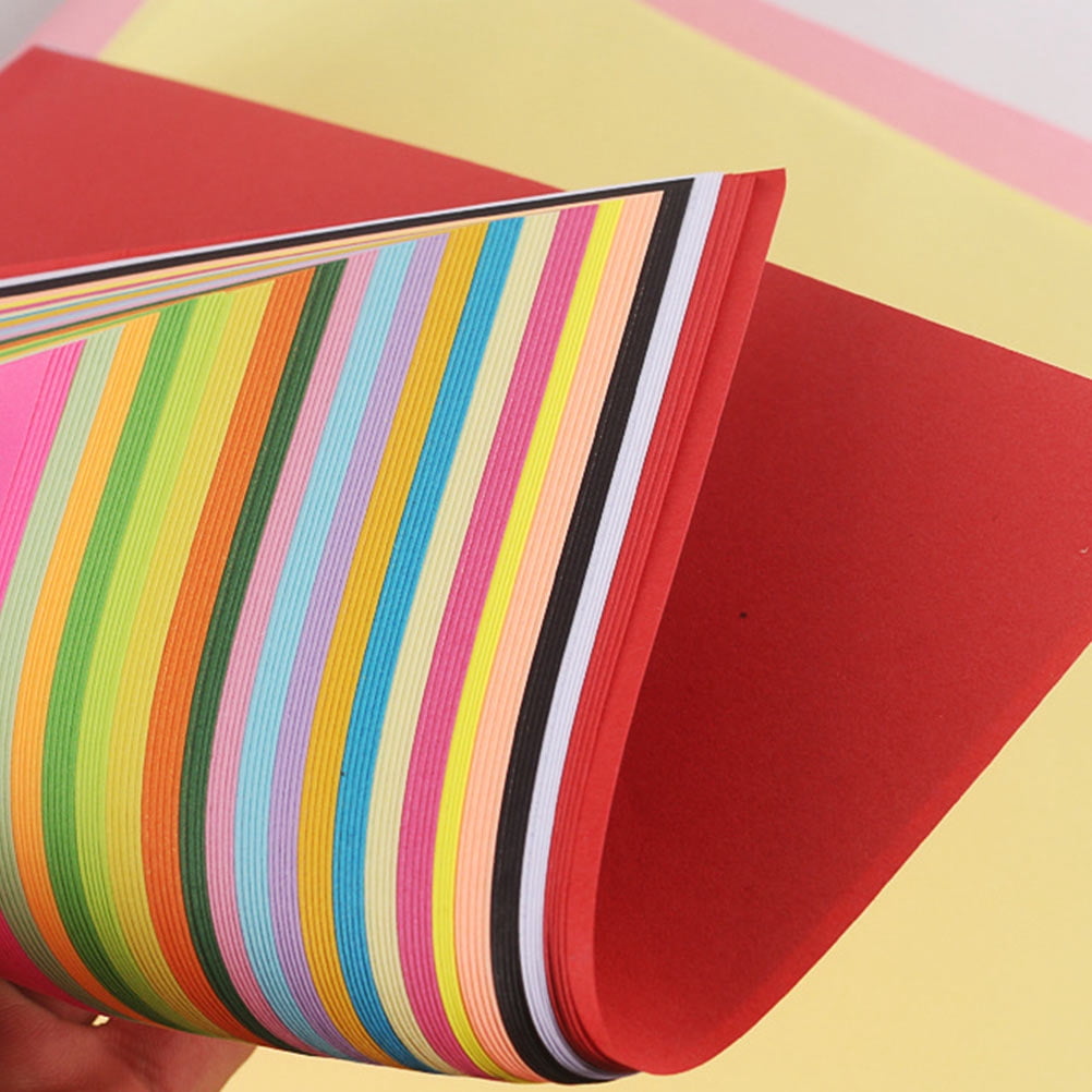 200 Sheets A4 Handmade Origami Handicraft Paper Colored Printer Dual-sided Folding Child