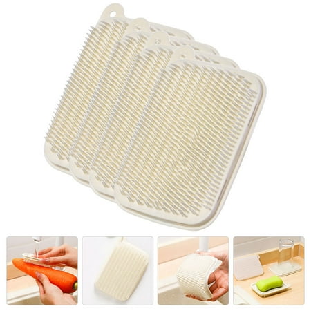 

potato scrubber 4pcs Flexible Vegetable Brushes Fruit Cleaning Brushes Potato Scrubber Brushes