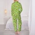 thumbnail image 3 of Bingfone Womens Pajama Sets Guinea Pigs Print,Long Sleeve Loungewear Pajamas Set-Large, 3 of 8