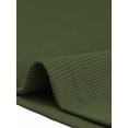thumbnail image 5 of Agnes Orinda Women's Plus Size Dress Summer Sleeveless Square Neck Bodycon Cocktail Sundress Tank Dress 1X Army Green, 5 of 7