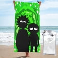 thumbnail image 1 of Toalla de playa Rick y Morty, suave, de secado rápido, resistente a la arena, para piscina, yoga, gimnasio, camping, toallas de baño ligeras, regalo para niños, niñas, niños y adultos, 31,5 x 63, 1 of 1