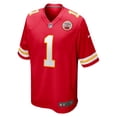 thumbnail image 2 of Men's Nike Jerick McKinnon Red Kansas City Chiefs Game Player Jersey, 2 of 4