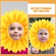 thumbnail image 2 of 3 piezas de tocado de girasol, accesorio para disfraz de cosplay de girasol, recuerdo de fiesta con temática de girasol, 2 of 8