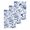 White and Blue, variant on White Blue Spring Floral Kitchen Dish Towels for Drying Dishes Set of 2, Summer Botanical Hummingbird Waffle Weave Microfiber Hand Tea Bathroom Towels Quick Dry & Absorbent Towel 12x12