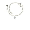 thumbnail image 2 of Delight Jewelry Silvertone Mini Open Infinity Knot Silver-tone Paw Infinity Link Chain Bracelet, 6"+2" Extender, 2 of 3