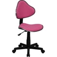 thumbnail image 1 of Pink Fabric Swivel Ergonomic Task Office Chair, 1 of 9