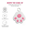 Hidden GPS Tracking Device, Portable Dogs Cats GPS Locator, Bluetooth Intelligent AntiLost
