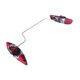 thumbnail image 2 of Estabilizador de kayak, estabilizador, de estabilización para accesorios de canoa rojo, 2 of 8