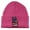 Hot Pink, variant on Gravity Threads USA Peace V Patch Cuffed Beanie - Hot Pink