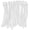 White, variant on Suodoka 200pcs 5mm Elastic Bands Adjustable Buckle Stretchy Earloop Rope String Cord for Sewing Crafts, White Flat (5.91 inches / 15 cm)