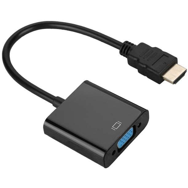 Cable Adaptador HDMI A VGA Convertidor De Cable HDMI A VGA 720P O 1080P Para Monitores Proyectores Antiguos Walmart en linea
