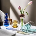 thumbnail image 4 of Modern Crafts Container Home Decoration Double Wall Flower Vase Hydroponic Clear Glass Vase Plant Glass Bottle D, 4 of 8