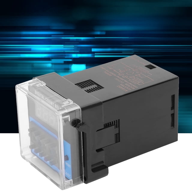 Time ATS48C Time Relay LED Digital Tube Display Cycle Delay Timer Relay High Accuracy