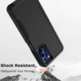 thumbnail image 3 of For Motorola Moto G Stylus 5G 2022 Case,Takfox 2 in 1 Heavy Duty Armor Shockproof Tough Hybrid Dual Layer Rubber Drop Protection Soft Bumper Rugged Phone Cover Case,Black, 3 of 7