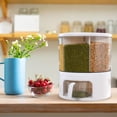thumbnail image 2 of Dispensador de alimentos giratorio de almacenamiento multifuncional aseado para cereales, nueces, arroz Sunnimix Dispensador de cereales giratorio, 2 of 8